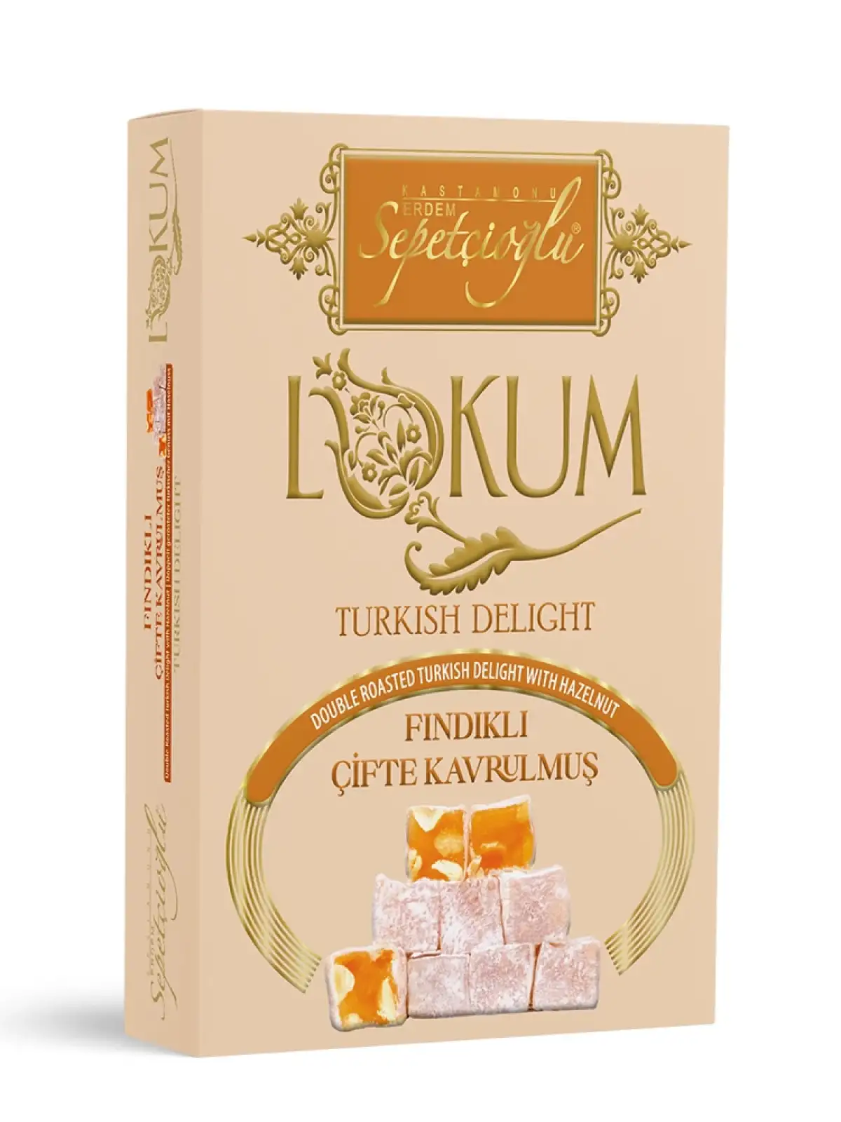 Fındıklı Çifte Kavrulmuş Lokum 240G