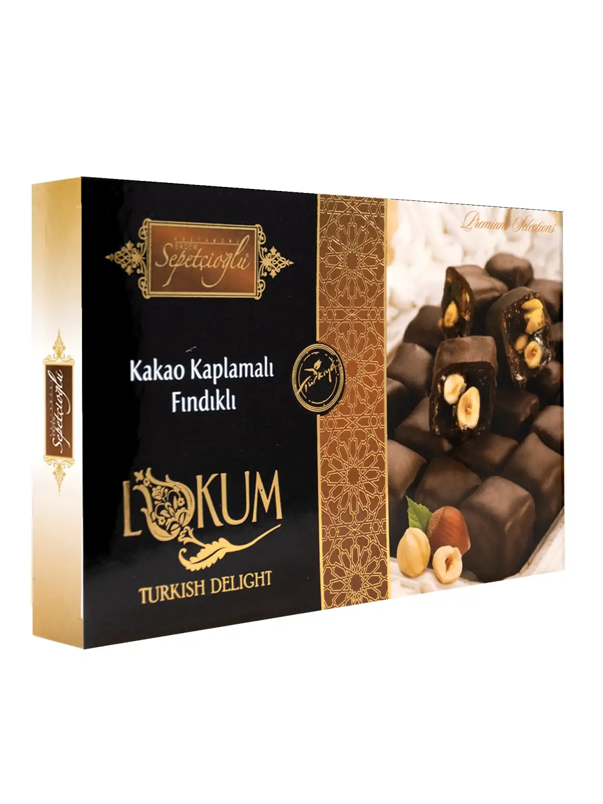 Kakao Kaplamalı Fındıklı Çifte Kavrulmuş Lokum 300G