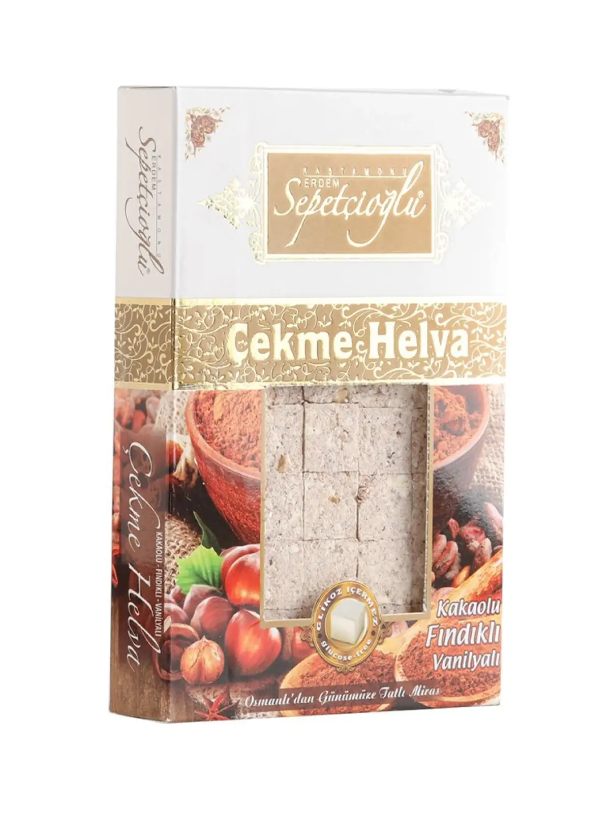 Kakaolu Fındıklı Vanilyanlı Çekme Helva 280G