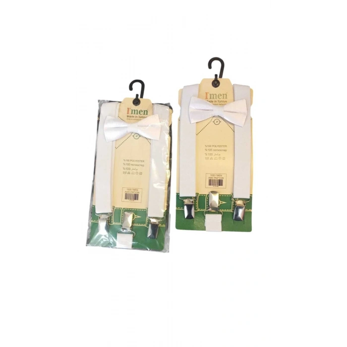 ERKEK ÇOCUK BEYAZ PAPYON SETİ