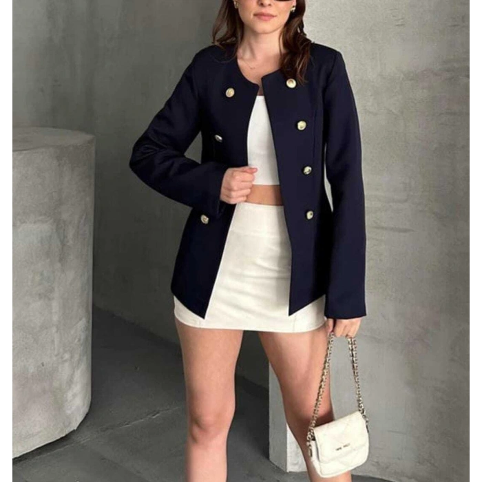 KADIN DENİZCİ CEKET LACİVERT