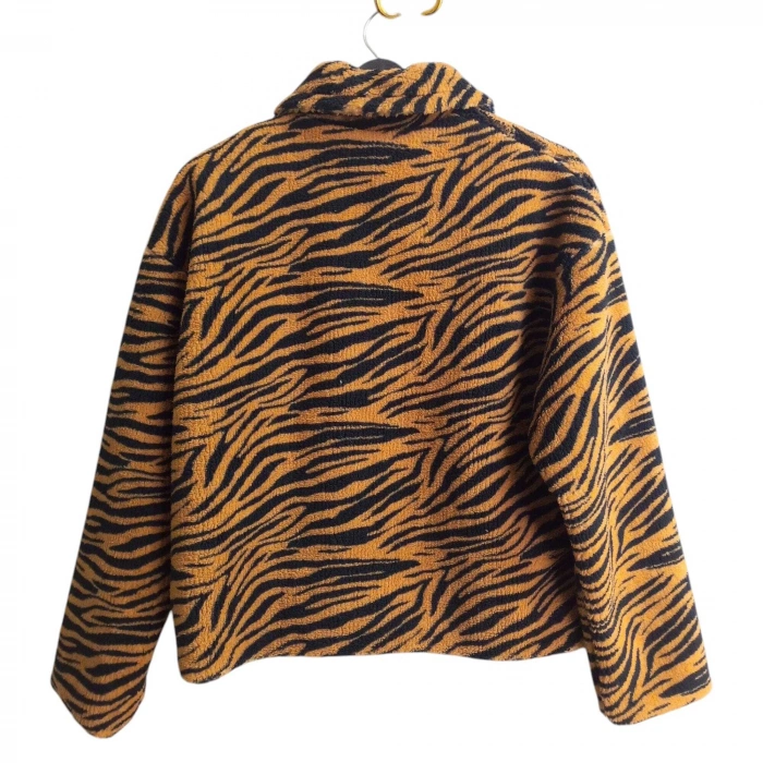 ZEBRA DESEN MONT KAHVERENGİ