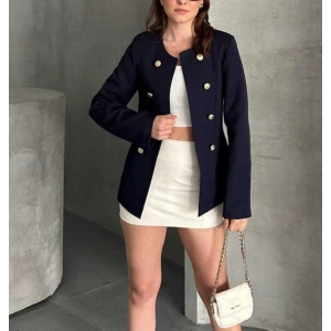 KADIN DENİZCİ CEKET LACİVERT