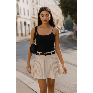 PİLELİ KADIN ŞORT ETEK