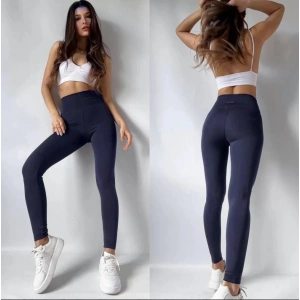 SÜPER YÜKSEK BEL TOPARLAYICI BELİZE PREMIUM KUMAŞ TAYT - LACİVERT