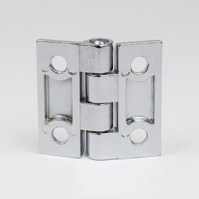 Krom Yaprak Menteşe (Delikli Pano Menteşesi) 40x40mm