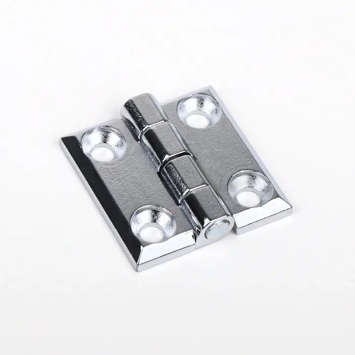 Krom Yaprak Menteşe (Delikli Pano Menteşesi) 40x40mm