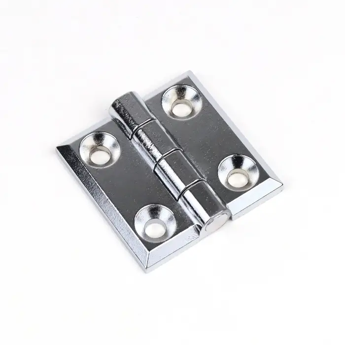 Krom Yaprak Menteşe (Delikli Pano Menteşesi) 50x50mm