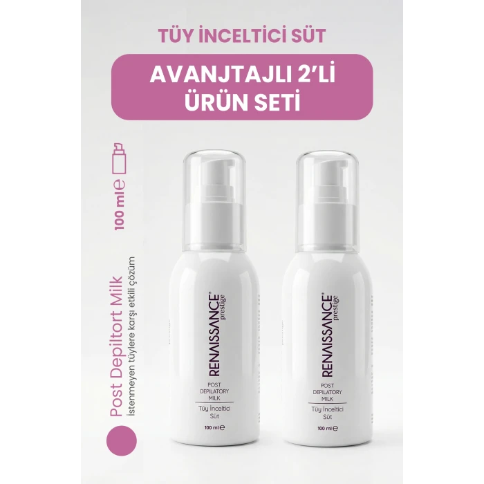 Renaissance Prestige Tüy İnceltici Süt 2li Set (2 x 100 ml)