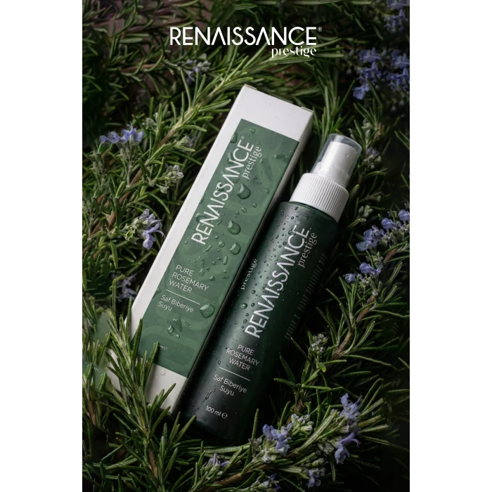 Renaissance Prestige Saf Biberiye Suyu & Biberiye Saç Yağı 4lü Set (100 ml + 50 ml)