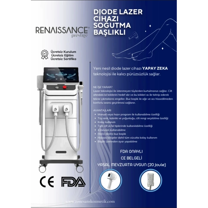 DIODE LAZER CİHAZI SOĞUTMA BAŞLIKLI