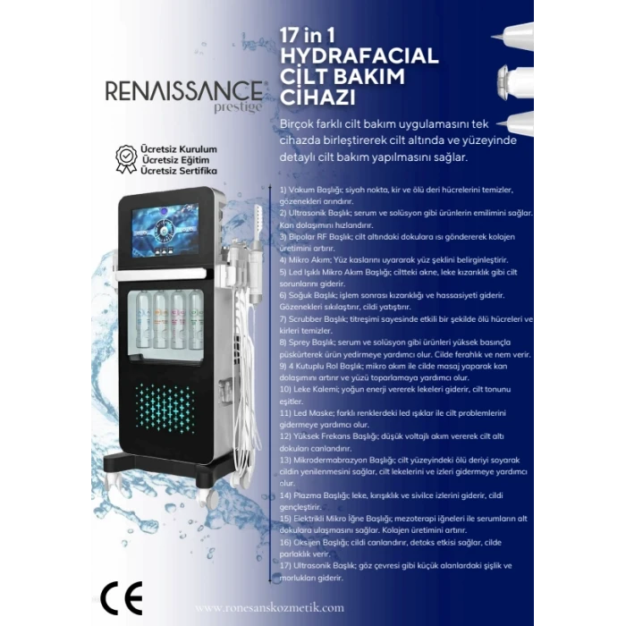 17 in 1 HYDRAFACIAL CİLT BAKIM CİHAZI