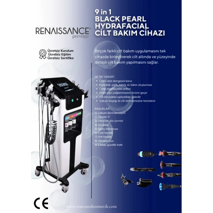 9 in 1 BLACK PEARL HYDRAFACIAL CİLT BAKIM CİHAZI