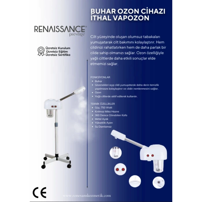 BUHAR OZON CİHAZI İTHAL VAPOZON