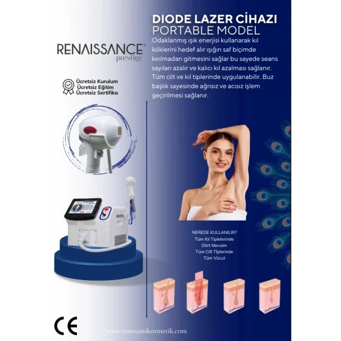 DIODE LAZER CİHAZI PORTABLE MODEL