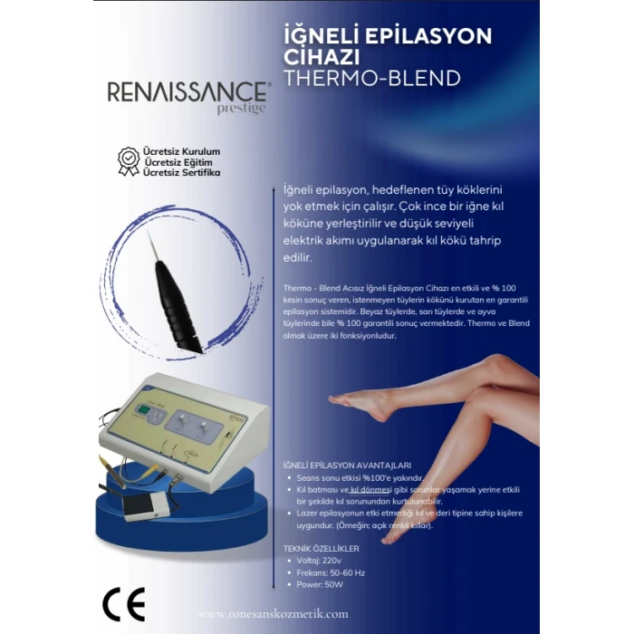 İĞNELİ EPİLASYON CİHAZI THERMO-BLEND