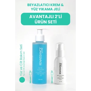 Renaissance Prestige Beyazlatıcı Krem & Yüz Yıkama Jeli Avantajlı 2li Set