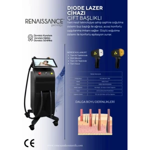DIODE LAZER CİHAZI ÇİFT BAŞLIKLI