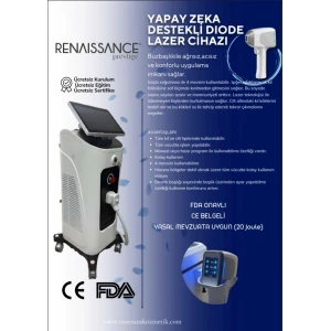 YAPAY ZEKA DESTEKLİ DIODE LAZER CİHAZI