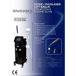 DIODE + PICOLASER ÇİFT BAŞLIK EPİLASYON & DÖVME SİLME