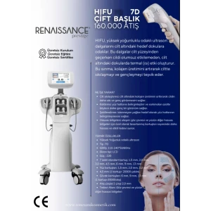 HIFU 7D ÇİFT BAŞLIK 160.000 ATIŞ