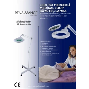 LEDLİ 5X MERCEKLİ MEDİKAL LOOP BÜYÜTEÇ LAMBA