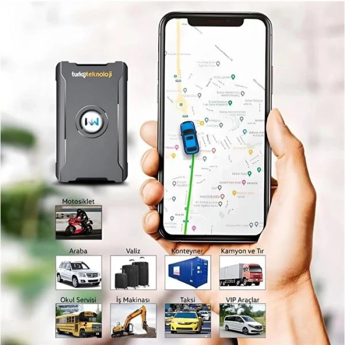Turkotek WW S20 4G  Araç Motosi̇klet Gps Taki̇p Ci̇hazı Son Teknoloji̇ – Aküden Bağımsız Kablosuz Mıktanıslı-Ömür Boyu Ücretsiz Uygulama