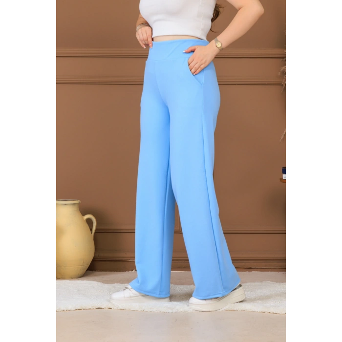 MAVİ KORSAJ KEMER PANTOLON