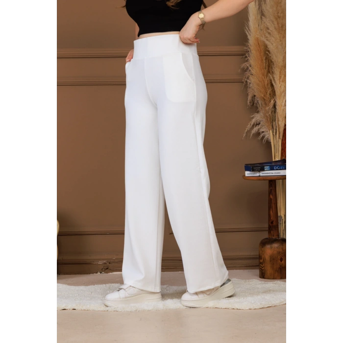 BEYAZ KORSAJ KEMER PANTOLON