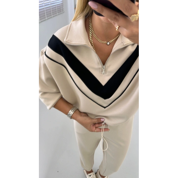 Krem Oys garnili takım v