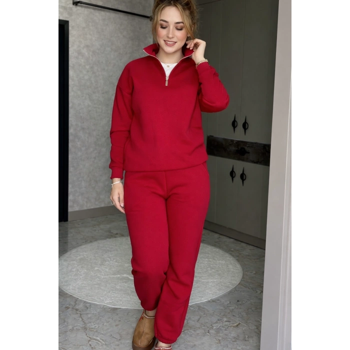 BORDO FERMUARLI 3 İPLİK TAKIM