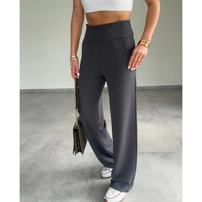 FÜME KORSAJ KEMER PANTOLON