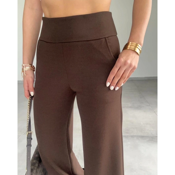 Korsaj Kemer KAHVE KORSAJ PANTOLON
