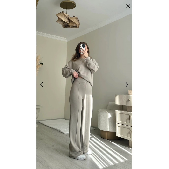 OYS MODAL KUMAŞ BEJ DÜZ TAKIM