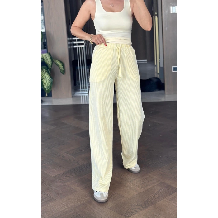 Paris pantolon sarı