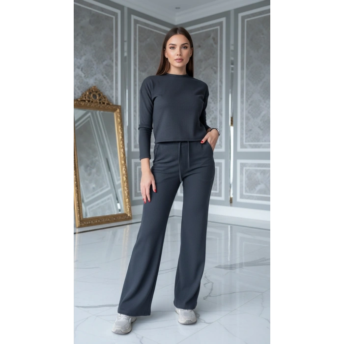 FÜME SELANİK DÜZ TAKIM