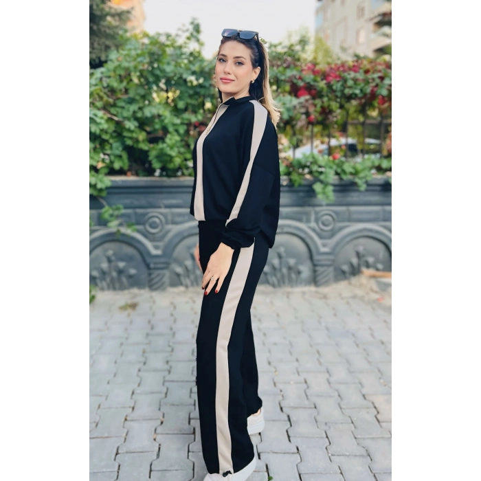 SİYAH FERMUAR GARNİLİ TAKIM