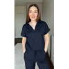 POLO Yakalı takım lacivert