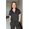 POLO Yakalı takım siyah