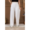 BEYAZ KORSAJ KEMER PANTOLON