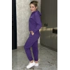 LİLA KAPŞONLU DÜZ TAKIM