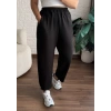 Pens detay eşofman siyah