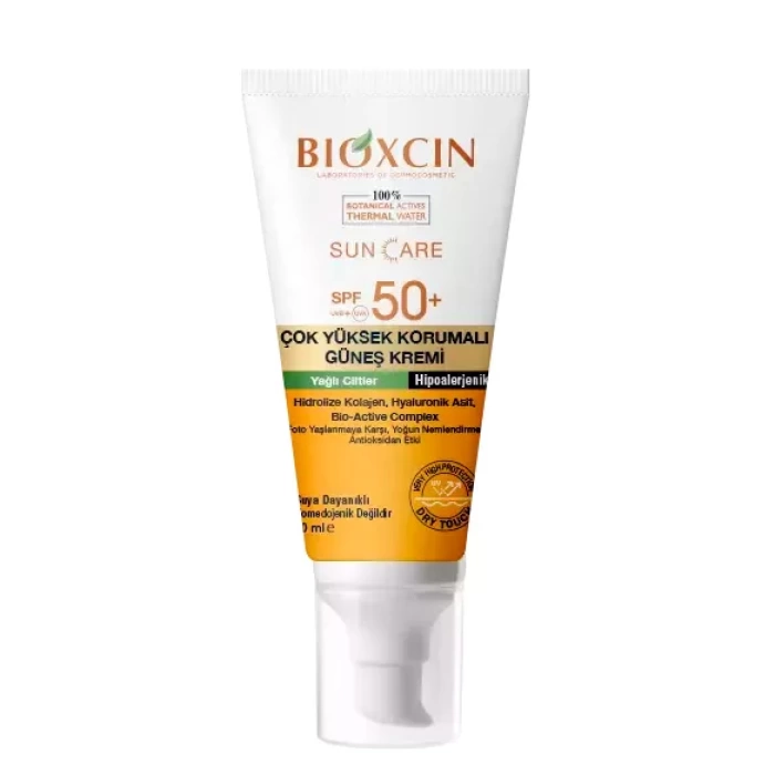 Bioxcin Sun Care Çok Yüksek Korumalı Yağlı Ciltler Için Renkli Güneş Kremi Spf50+