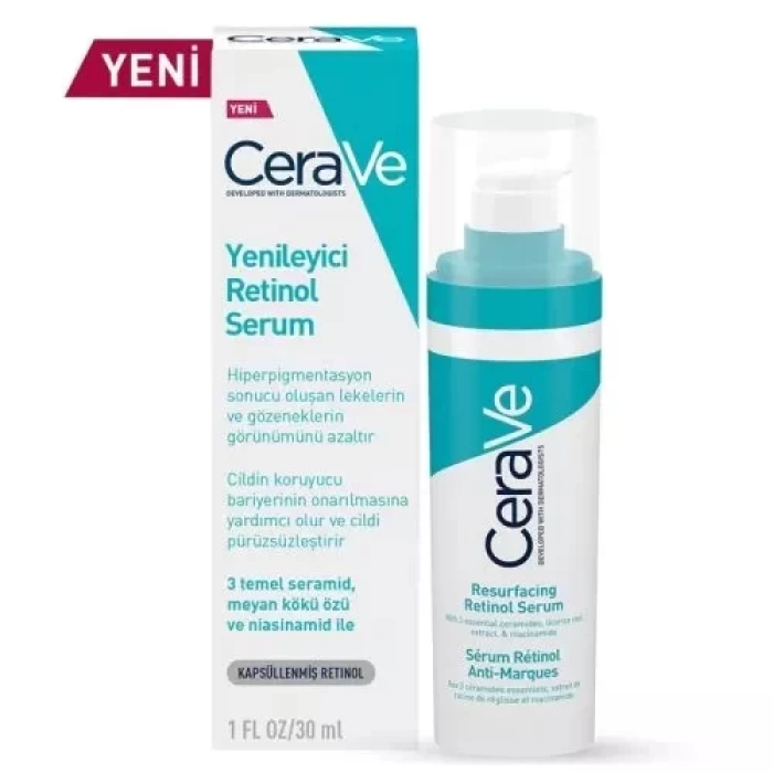 Cerave Yağlı ve Düzensiz Ciltler için Retinol Serum 30 ml