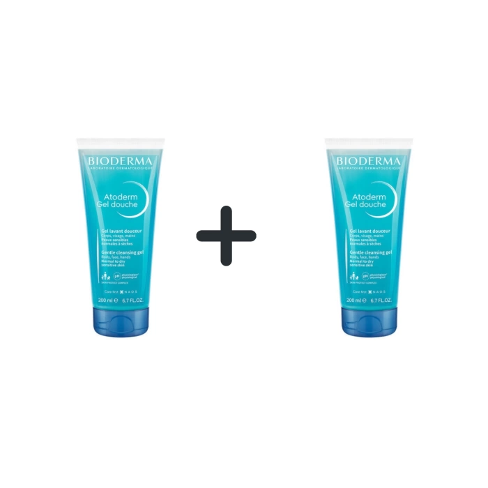 Bioderma Atoderm Gentle Shower Gel 200ml İKİLİ ÜRÜN (İKİNCİSİ %30 İNFİRİMLİ)