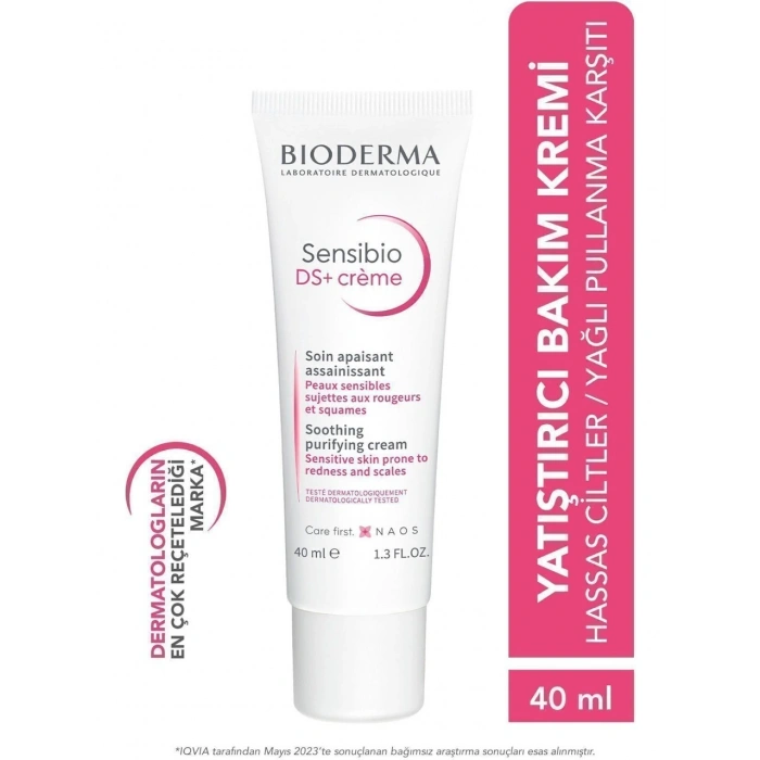 Bioderma Sensibio DS+ Soothing Tazeleyici Cilt Kremi 40 ml
