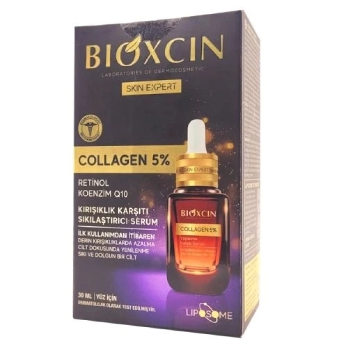 Bioxcin Skin Expert Collagen 5% Kırışıklık Karşıtı Sıkılaştırıcı Serum 30 ml