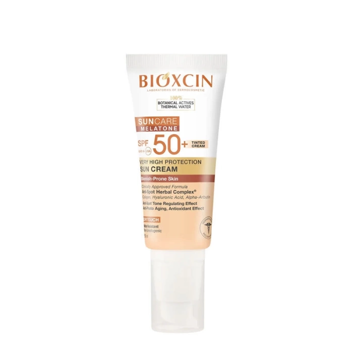 Bioxcin Sun Care Lekeli Ciltler için Güneş Kremi SPF 50+ 50 ml - Renkli