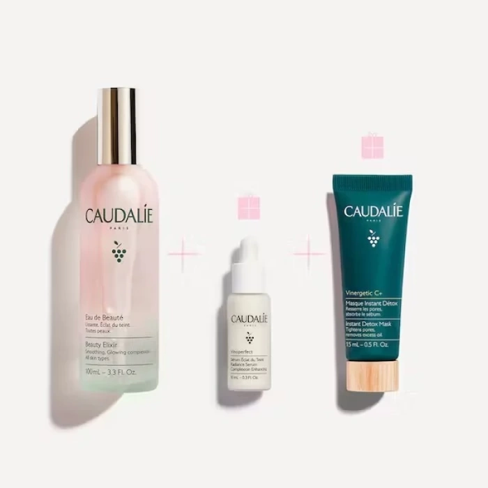 Caudalie Arındırıcı & Işıltı Verici Üçlü Set