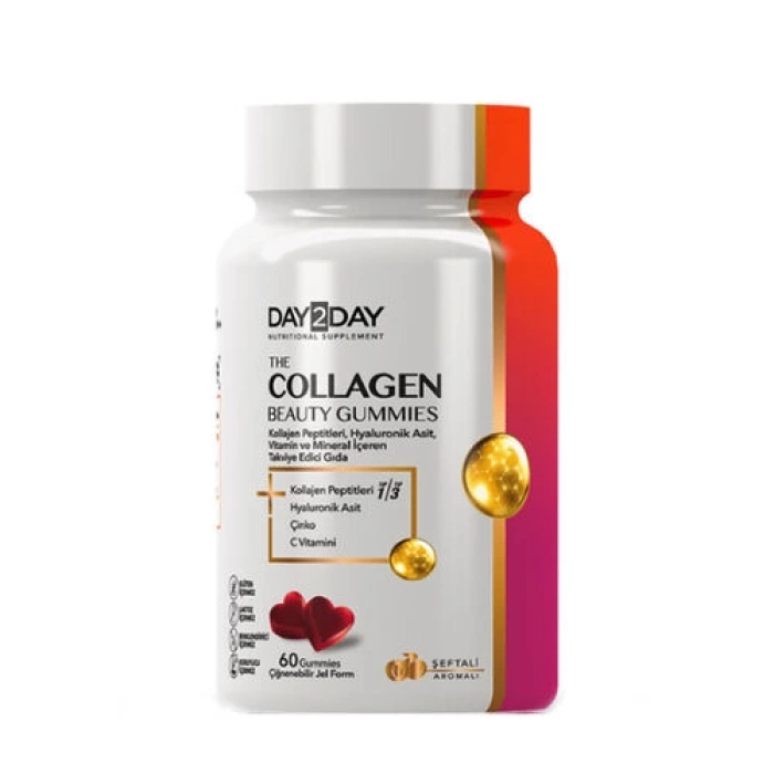 Day2Day The Collagen Beauty Gummies 60 Gummies Çiğnenebilir Tablet